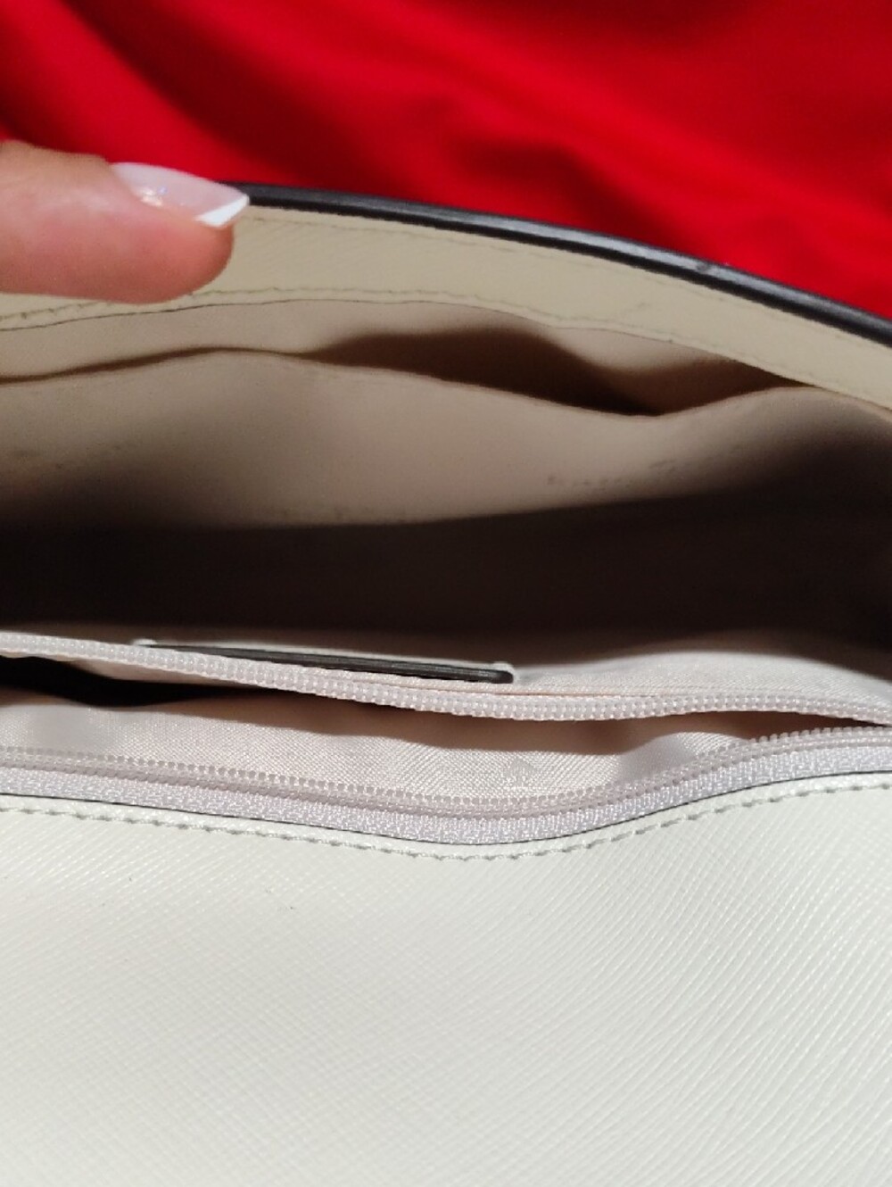 kate spade White Leather Crossbody Envelope Bag - Picture 9 of 9